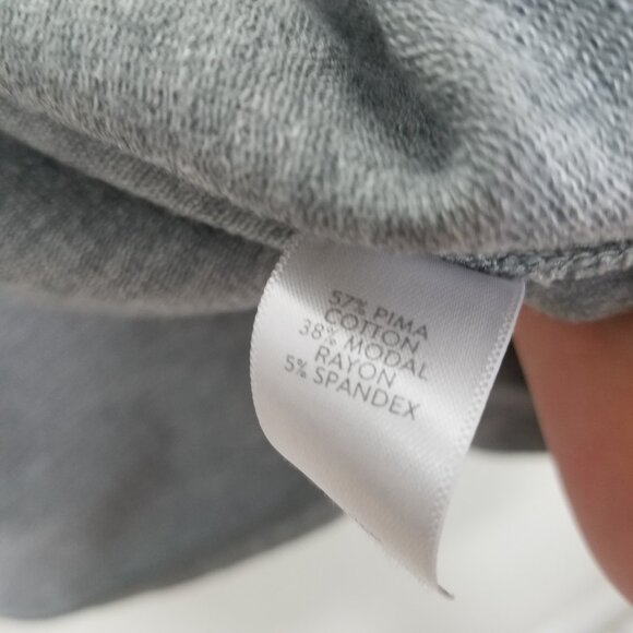 Pure Jill Hooded Open Front Cardigan with Pockets Gray Size 3X - Picture 7 of 7